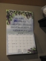 2019 Calendar hangging on wall