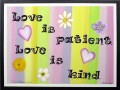 Love is patient